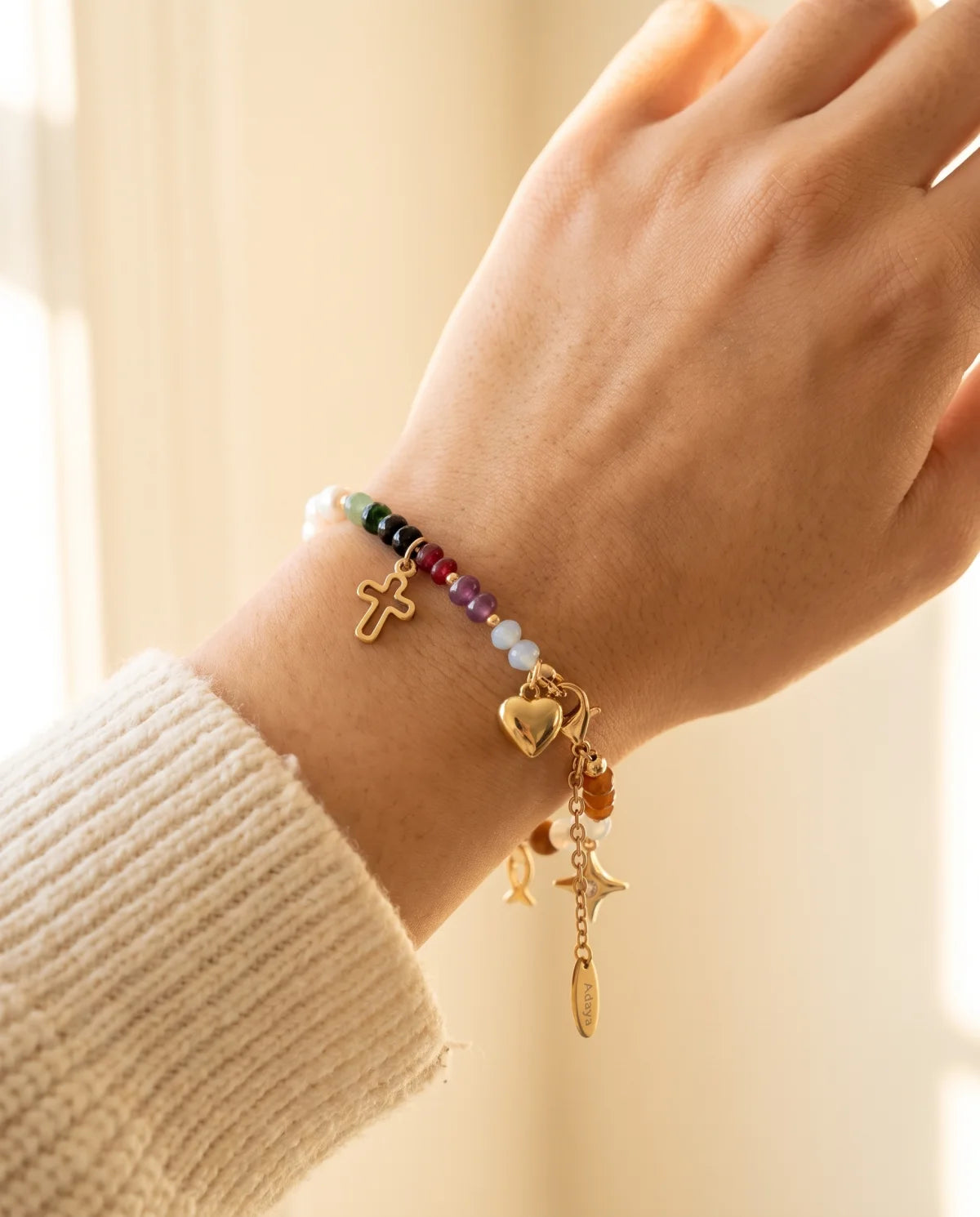 The Story of Jesus in a Bracelet assembling piece by piece